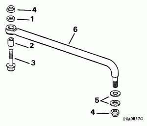 ������� ������� ����������� Kit Without Trim & Tilt (Steering Link Kit Without Trim & Tilt)
