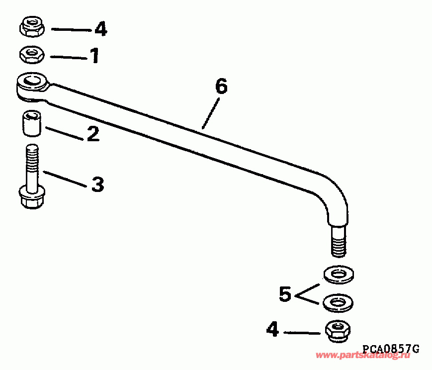 ��������� ��������� EVINRUDE BE70TLEUM 1997  - ee������ ����������� Kit Without Trim & Tilt