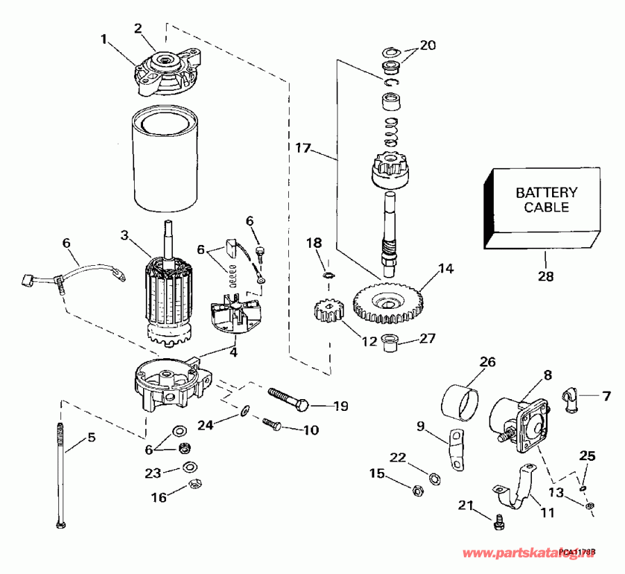 �������� ��������� ����� ������� BE90ELEUA 1997  - ectric ������� & Solenoid - ectric Starter & Solenoid