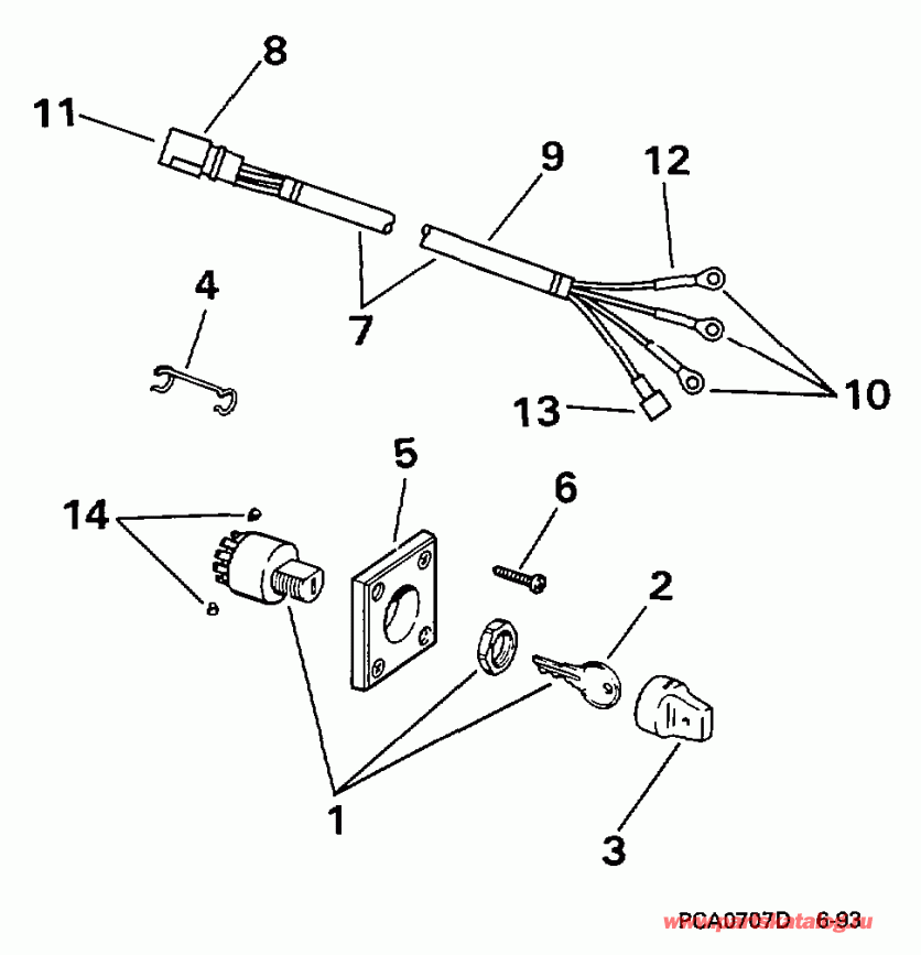 �������� ��������� ����� Evinrude E10FRELEUA 1997  - 9.9