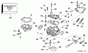 ���������� - 9.9 H.p. (Carburetor - 9.9 H.p.)