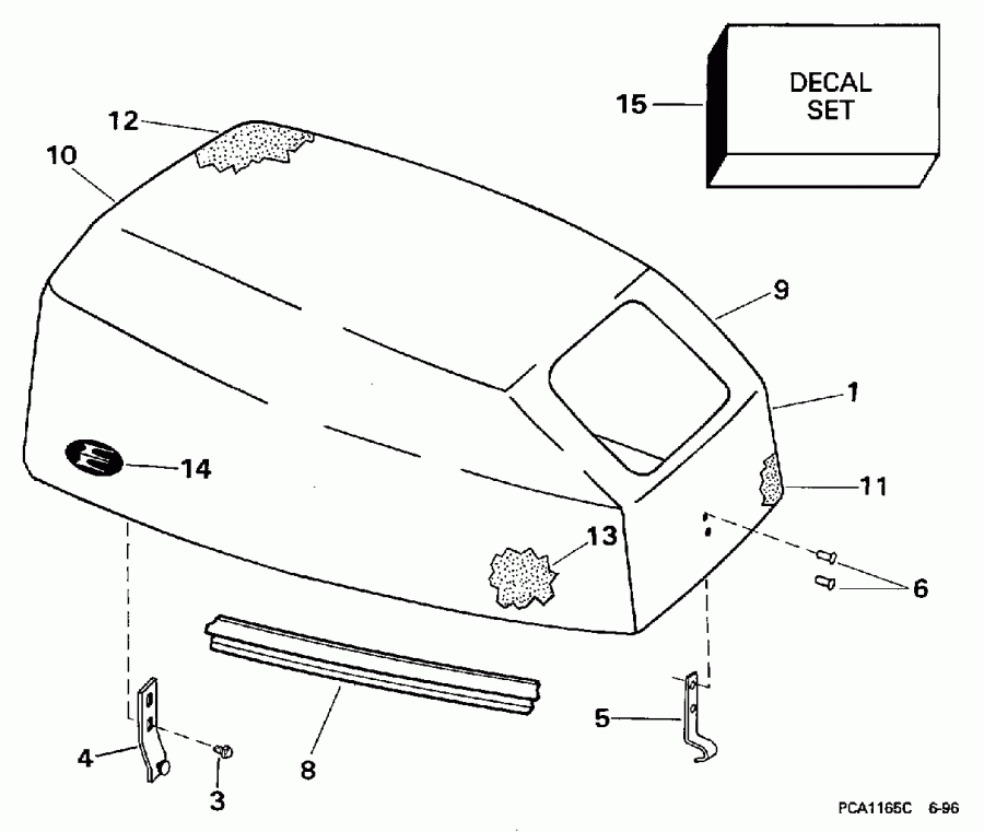 ��������� �������� ����� ������� E10RELEUS 1997  - Evinrude