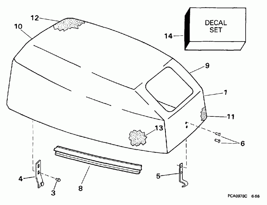 ��������� EVINRUDE E10RELEUS 1997  - Johnson