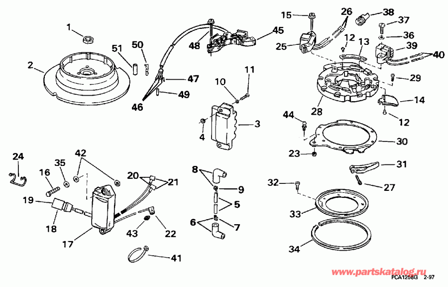 ��������� ��������� EVINRUDE E10RELEUS 1997  - ���� / Rope
