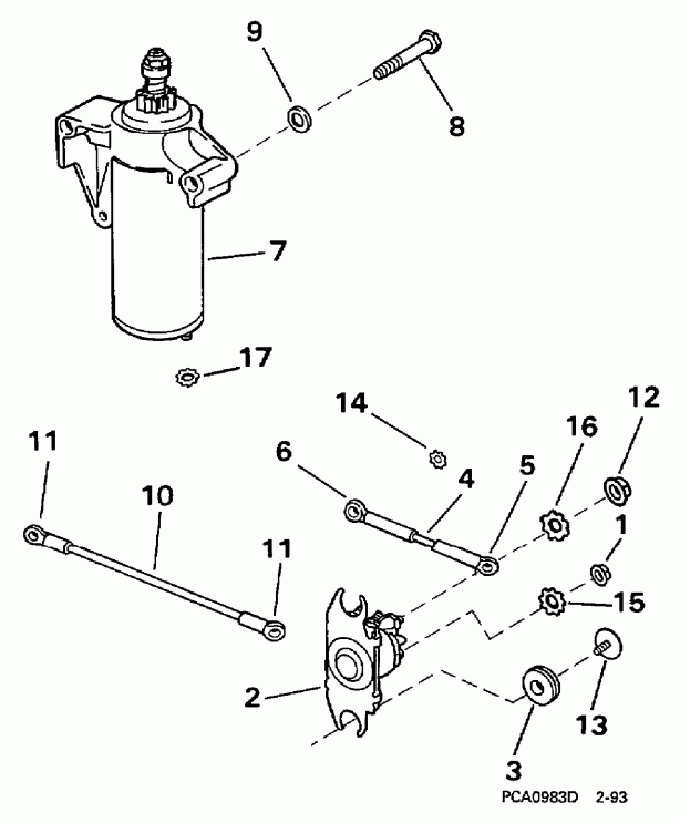 ��������� ����� EVINRUDE E10REUS 1997  - arter Motor & Solenoid