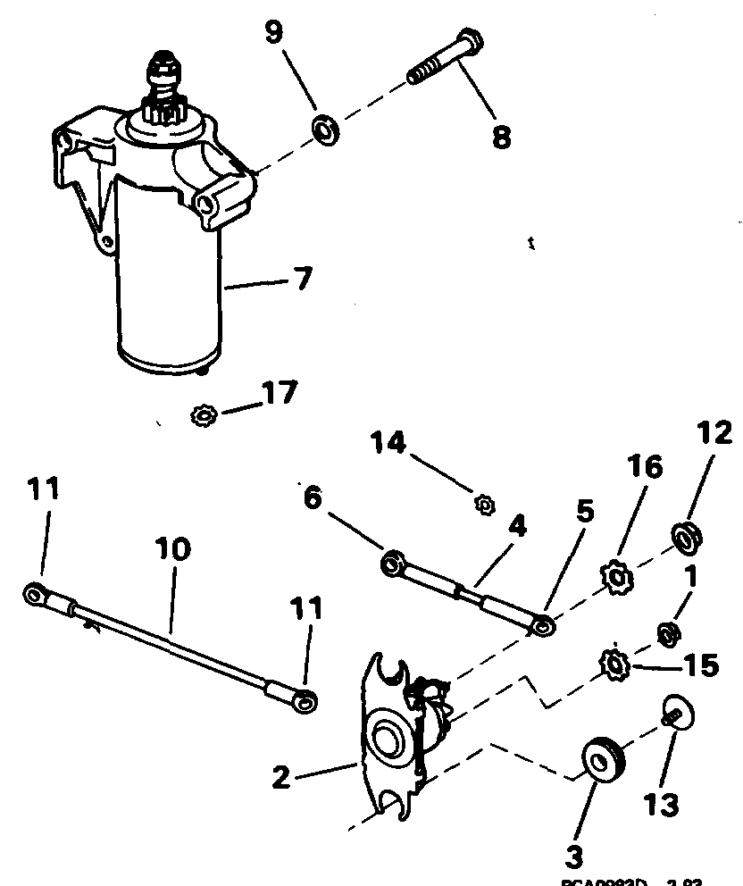 �������� ��������� ����� EVINRUDE E115SXEUA 1997  - ectric Starter & Solenoid / ectric ������� & Solenoid
