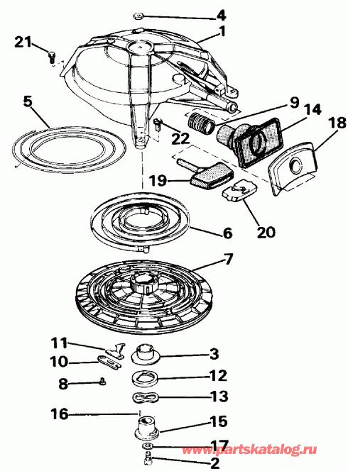 �������� ��������� ����� EVINRUDE E115TSXEUA 1997  - ectric Starter & Solenoid / ectric ������� & Solenoid