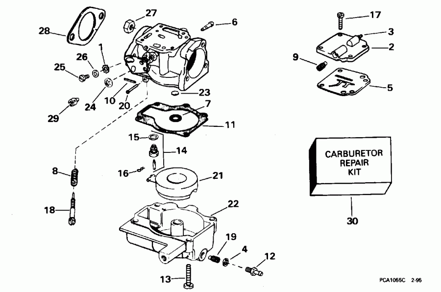  Evinrude E115TSXEUA 1997  - ee������ ����������� Kit