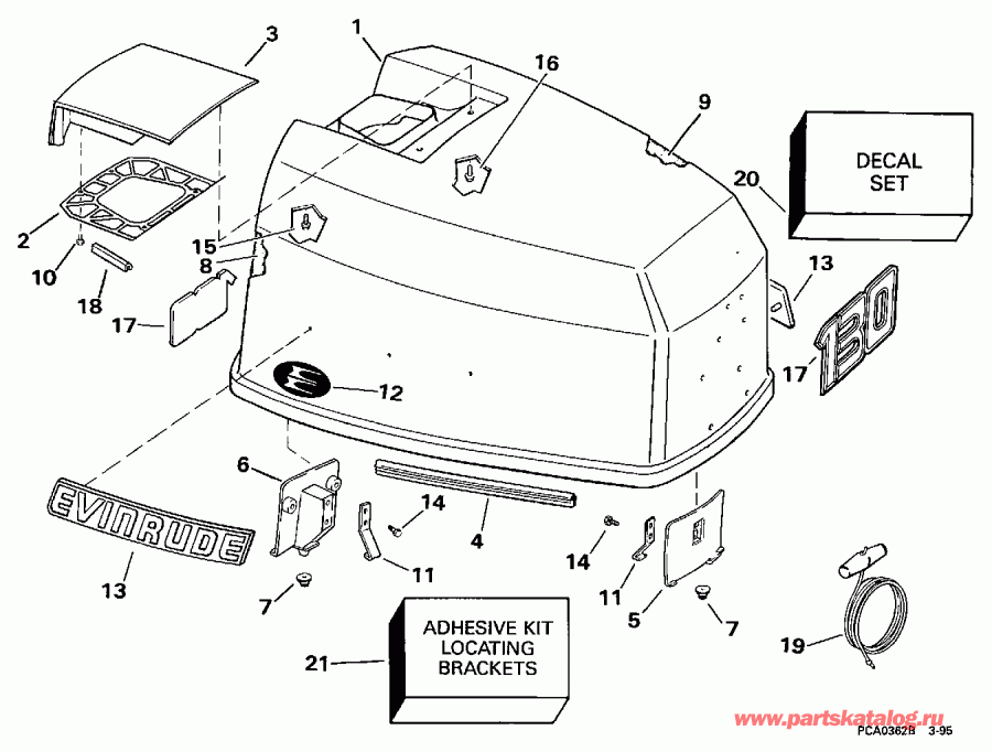 ��������� ������� E130TLEUB 1997  - Evinrude / Evinrude