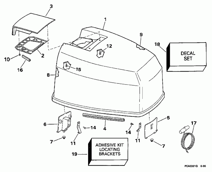 ��������� ��������� EVINRUDE E130TLEUB 1997  - Johnson