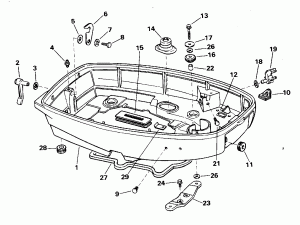 ������ ������ ��������� (Lower Engine Cover)