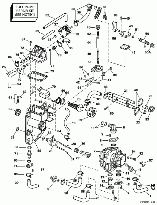 ��������� �������� ����� ������� E150EXEUC 1997  - el ��������� & Components / el Bracket & Components