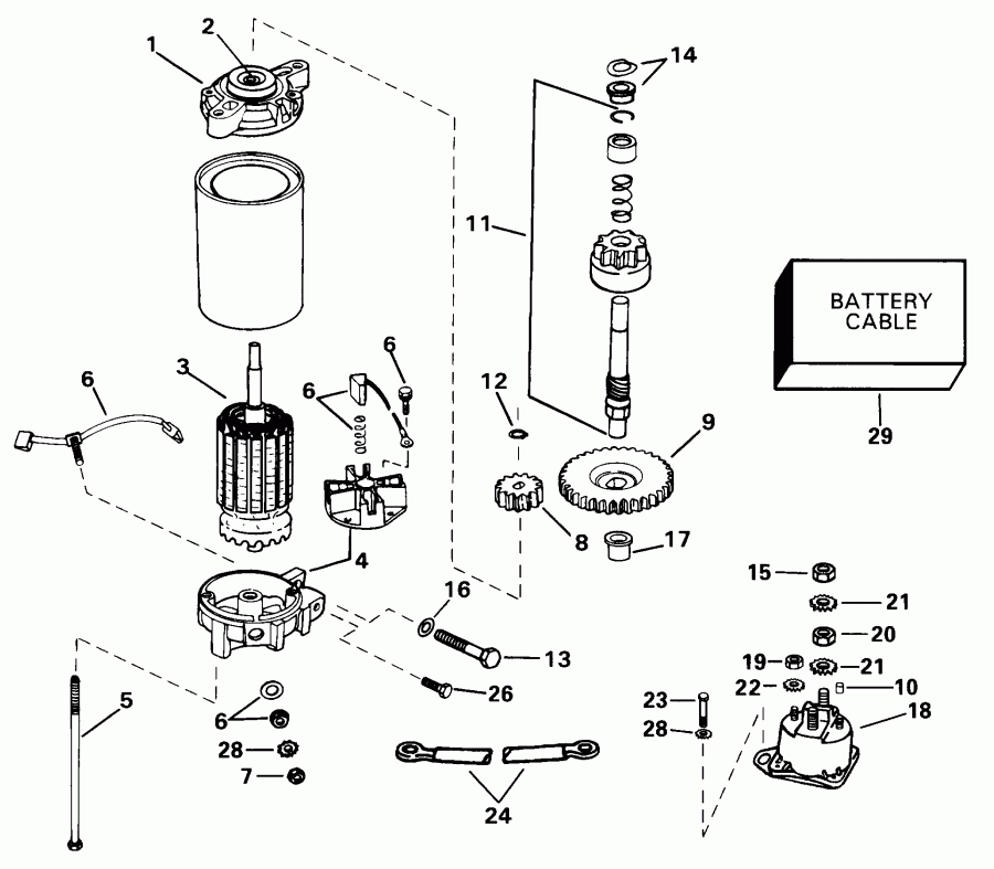 ��������� ����� ������� E150IXEUC 1997  - ectric Starter