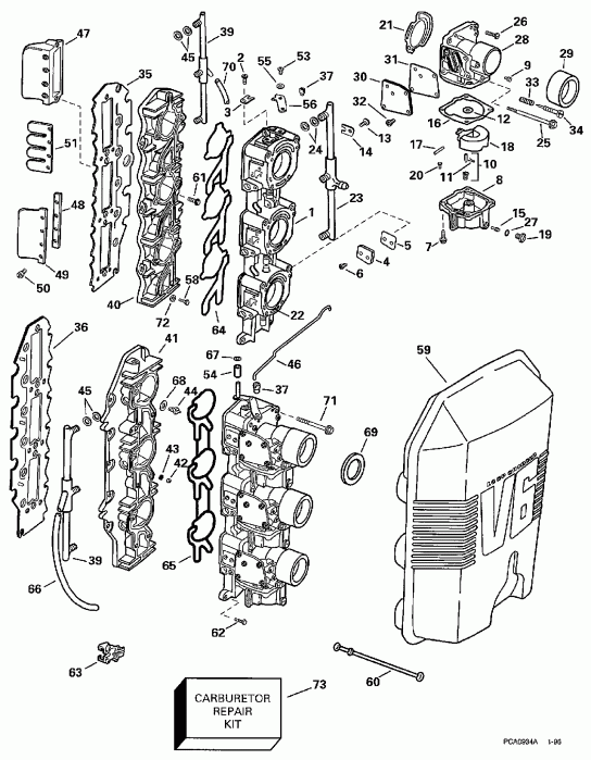 ��������� ����� EVINRUDE E150SLEUC 1997  - 150 H.p. - 150 H.p.