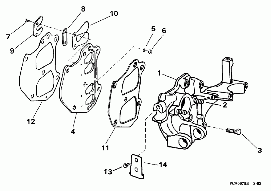 �������� ����� Evinrude E15ELEUC 1997  - take ��������� / take Manifold