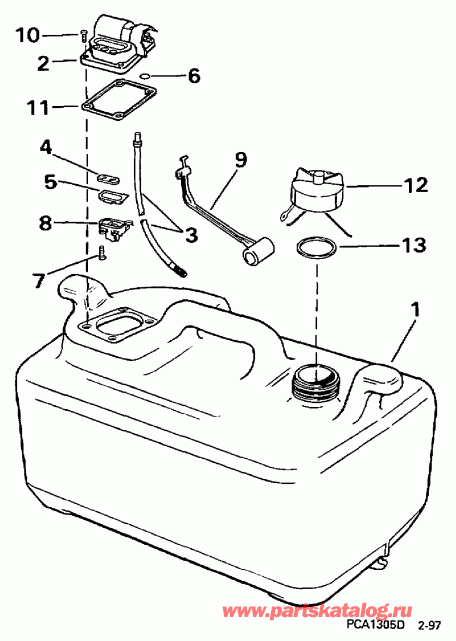 �������� ��������� ����� Evinrude E15FKEUA 1997  - 6 ������