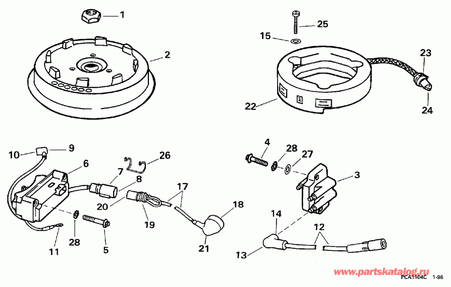 ��������� ��������� Evinrude E15FRLEUA 1997  - Rope