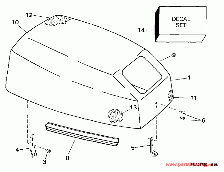  EVINRUDE E15RLEUC 1997  - Johnson - Johnson