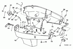 ������ ������ ��������� (Lower Engine Cover)