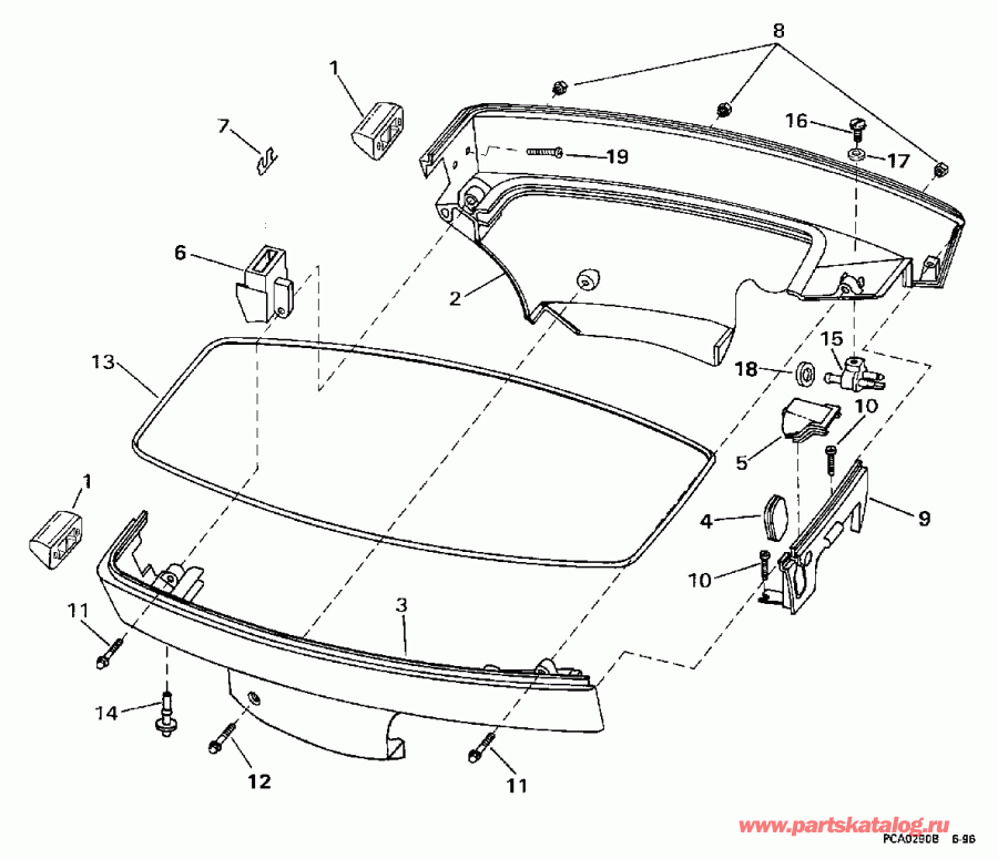  Evinrude E225TXEUD 1997  - Evinrude - 200tx, 200cx, 225 - Evinrude - 200tx, 200cx, 225