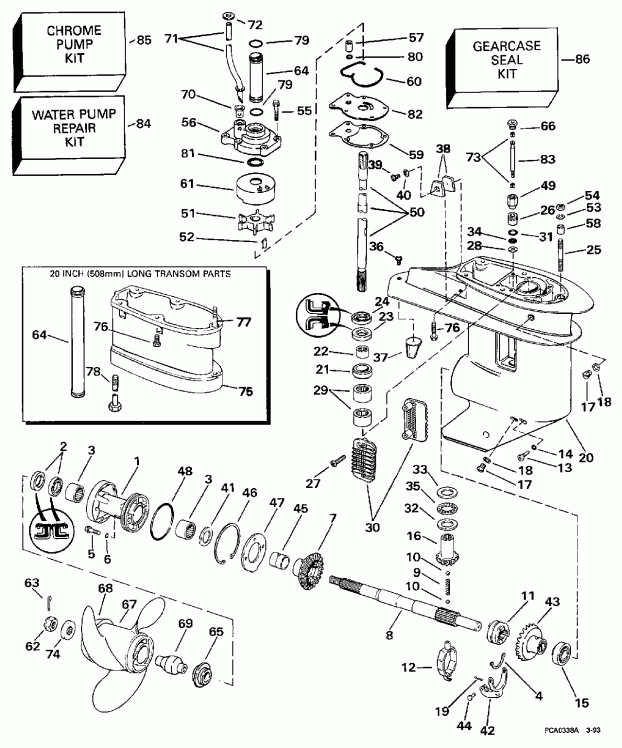 ��������� �������� ����� Evinrude E25ELEUB 1997  - arcase - arcase