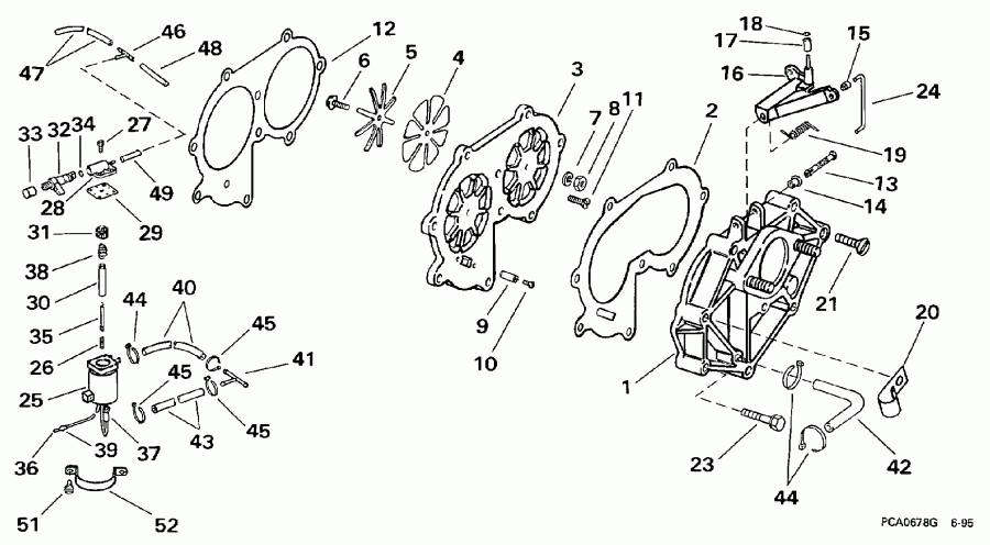 �������� ����� Evinrude E25ELEUB 1997  - take ��������� - take Manifold