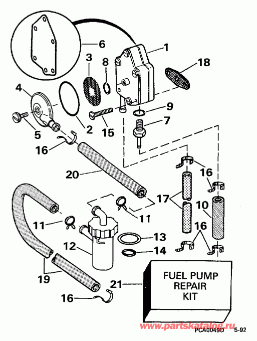 ��������� ��������� Evinrude E25RWEUR 1997  - el �����