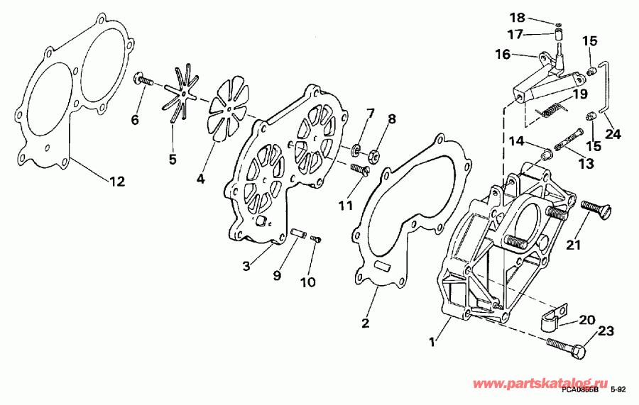 ��������� EVINRUDE E25RWLEUR 1997  - take Manifold