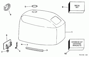 ������ ��������� (�����) - Johnson (Engine Cover - Johnson)