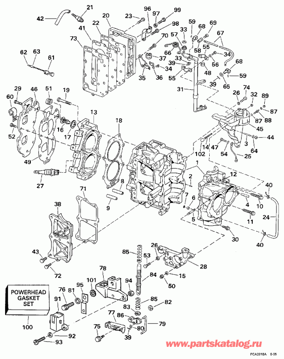 �������� ����� EVINRUDE E30TEEUD 1997  - linder & ������ ���������