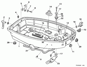 ������ ������ ��������� (Lower Engine Cover)