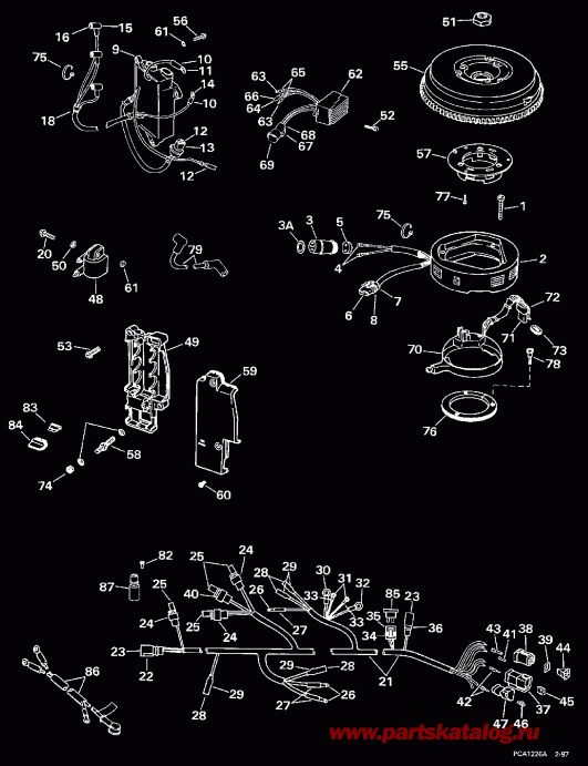 ��������� ����� Evinrude E35KLEUR 1997  - Tnt