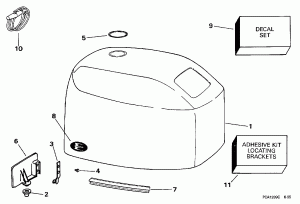 ������ ��������� (�����) - Evinrude (Engine Cover - Evinrude)