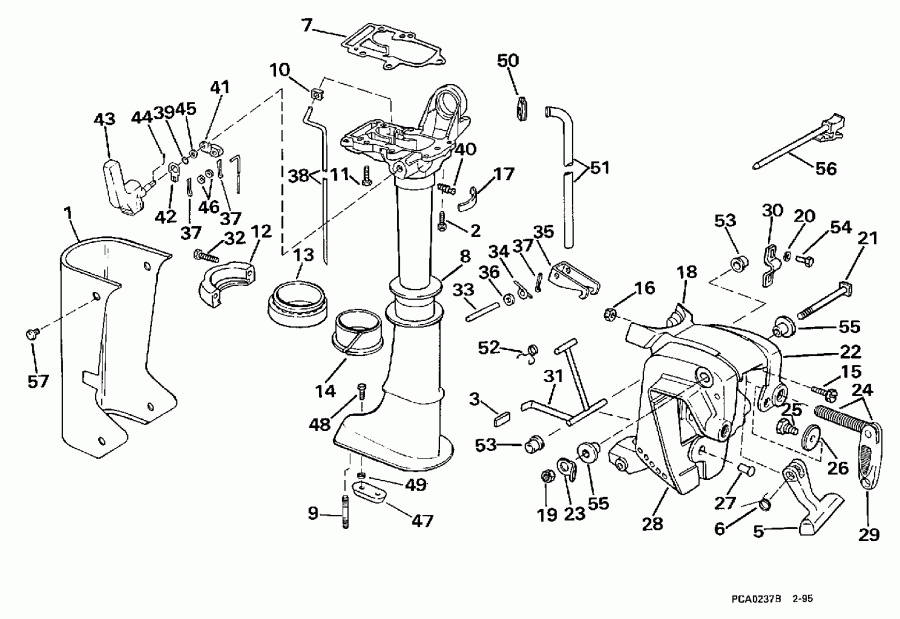  EVINRUDE E4REUC 1997  - dsection - dsection
