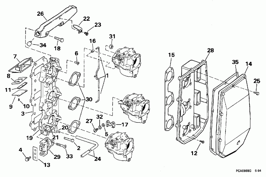 �������� ��������� ����� EVINRUDE E50DTLEUR 1997  - take ���������