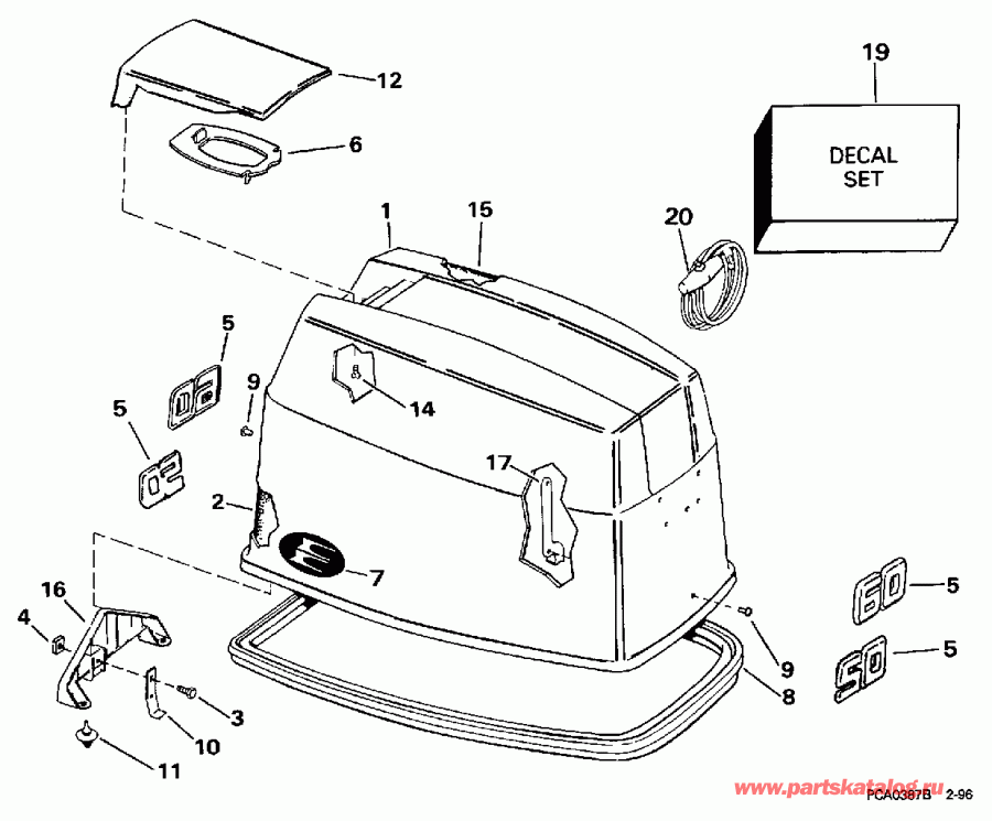����� EVINRUDE E50TTLEUR 1997  - Evinrude