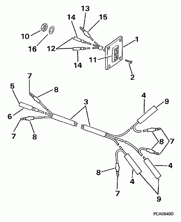 ��������� ����� Evinrude E50TTLEUR 1997  - mote Tilt Switch Kit