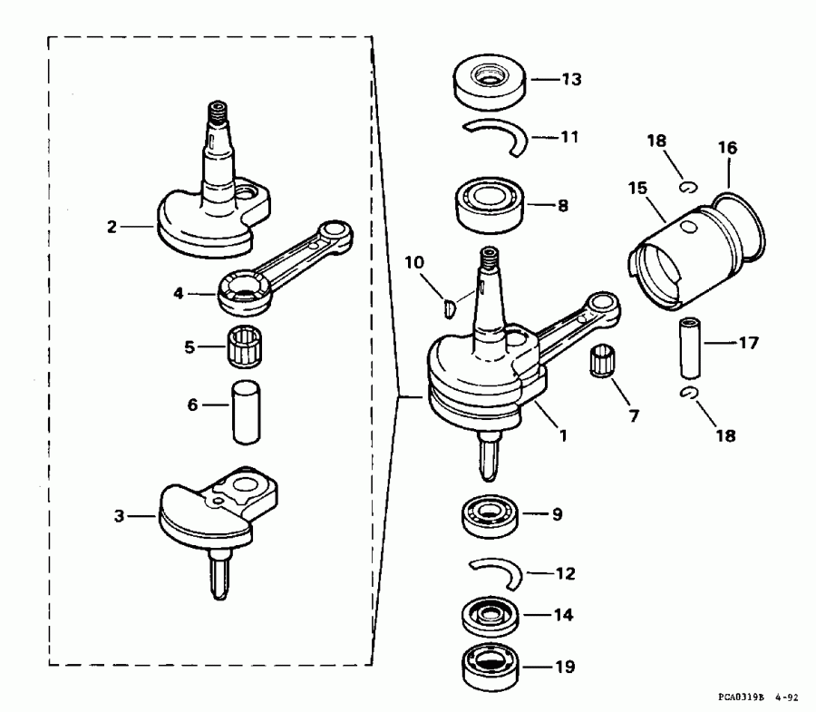 ����� EVINRUDE E55RSLC 1997  - nition System