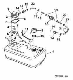 ��������� ��� - 3 ������ (Fuel Tank - 3 Gallon)