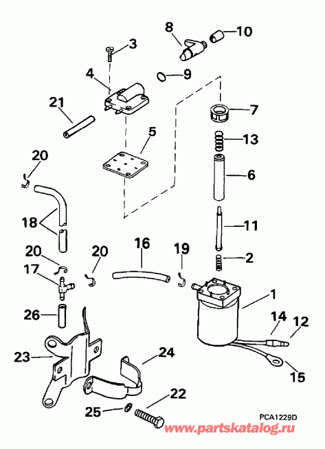 ��������� EVINRUDE HE10FOLEUR 1997  - ectric Primer System