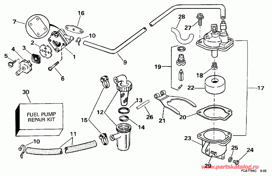 ��������� EVINRUDE HE15KCF 1997  - 15kc Models Only