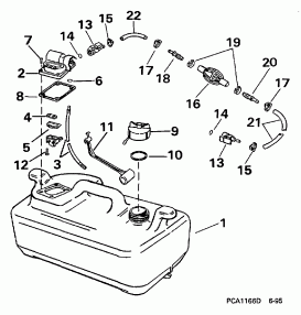 ��������� ��� - 3 ������ - 15kc Models Only (Fuel Tank - 3 Gallon - 15kc Models Only)