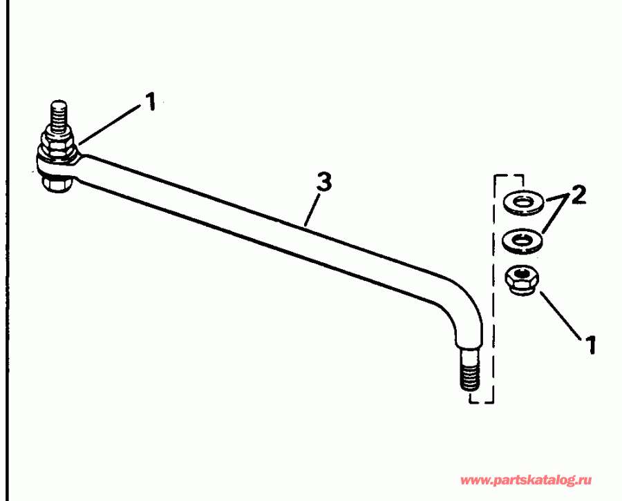 �������� ����� Evinrude HE15RPW 1997  - haust ������ / haust Housing