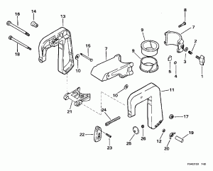 ��������� ������ & ���������� ��������� (Stern Bracket & Swivel Bracket)