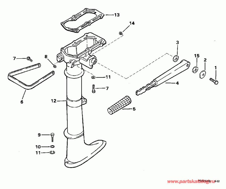 ��������� EVINRUDE HE2RSK 1997  - dsection - dsection