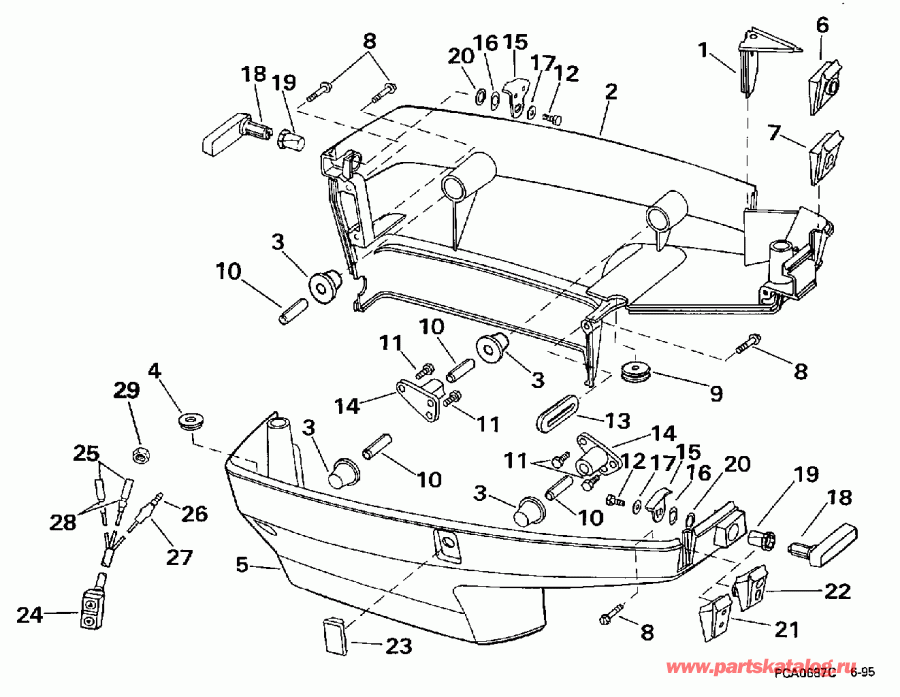 ��������� �������� ����� ������� HE40REUC 1997  - wer Engine Cover