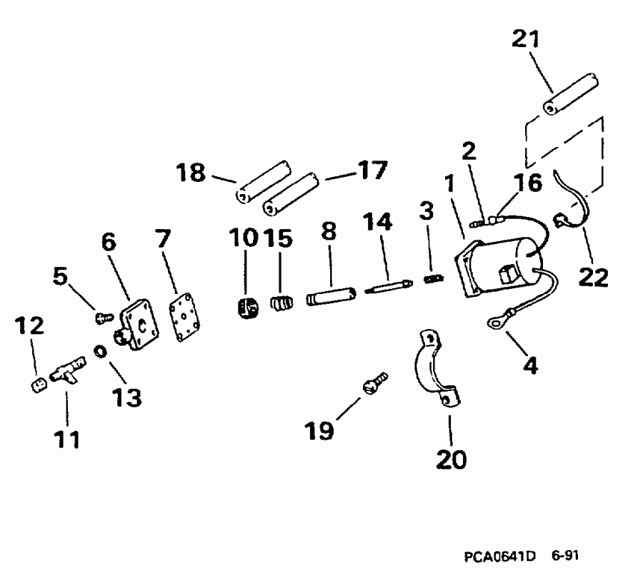 ��������� ����� Evinrude HE55WMLZ 1997  - imer System / imer System
