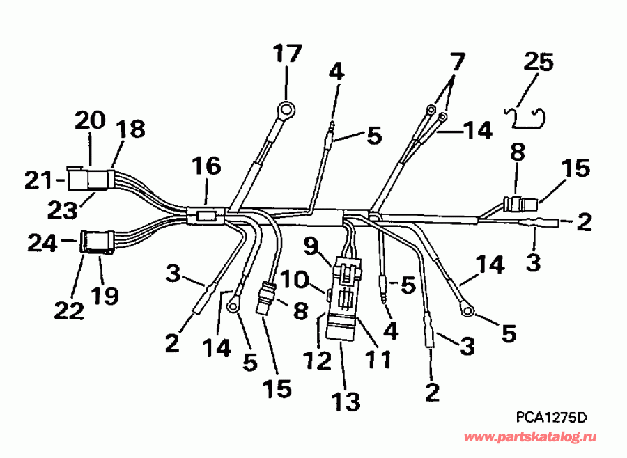 ��������� ��������� EVINRUDE HE8FREUR 1997  - tor Cable - tor ������