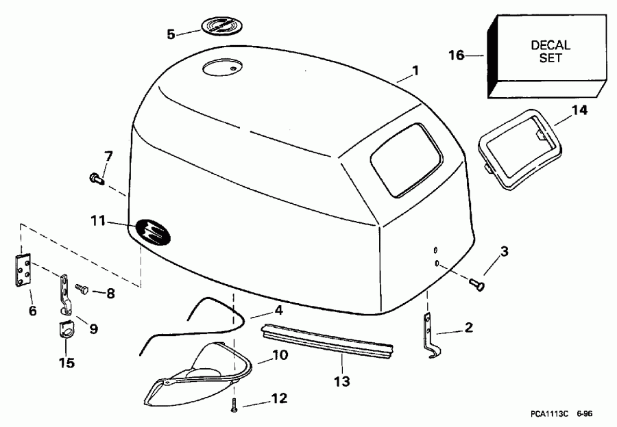 ��������� ����� ������� L10FRELEUA 1997  - Evinrude / Evinrude