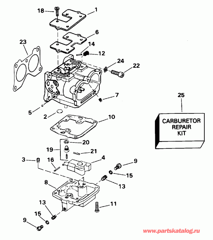 ����� EVINRUDE SE100WMPLZ 1997  - take ��������� - take Manifold